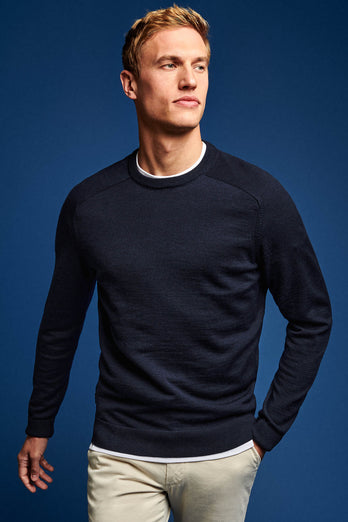 Deeps * The Merino Pullover Deeps * The Merino Pullover