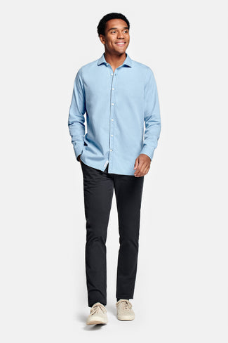 Charles * The Denim Shirt ultra light blue men's denim shirt | MR MARVIS