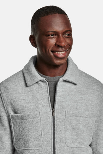 Oysters * The Wool Zip Shacket Oysters * The Wool Zip Shacket