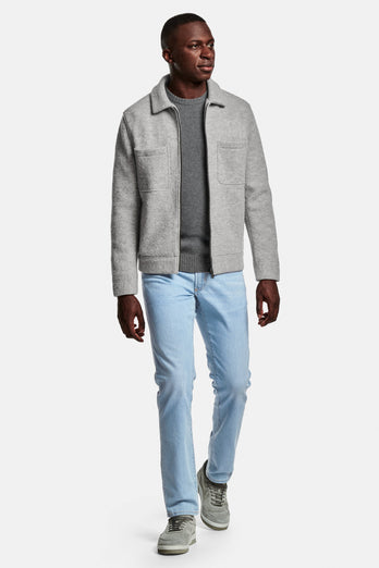 Oysters * The Wool Zip Shacket Oysters * The Wool Zip Shacket