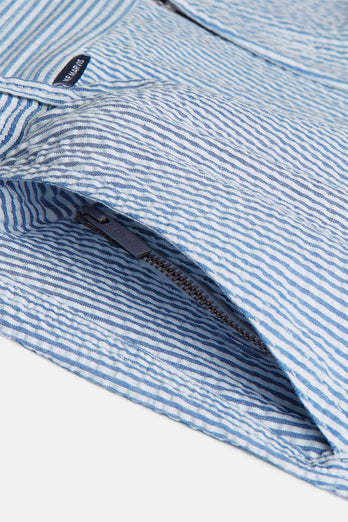 Nautics * The Short Seersuckers – Wider Stripes Nautics * The Short Seersuckers – Wider Stripes