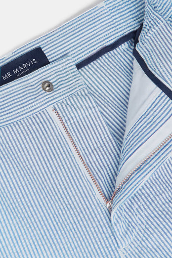 Nautics * The Short Seersuckers – Wider Stripes Nautics * The Short Seersuckers – Wider Stripes