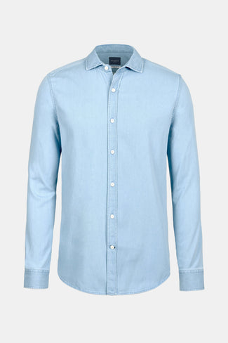 Charles * The Denim Shirt ultra light blue men's denim shirt | MR MARVIS