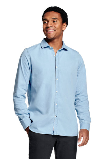 Charles * The Denim Shirt ultra light blue men's denim shirt | MR MARVIS