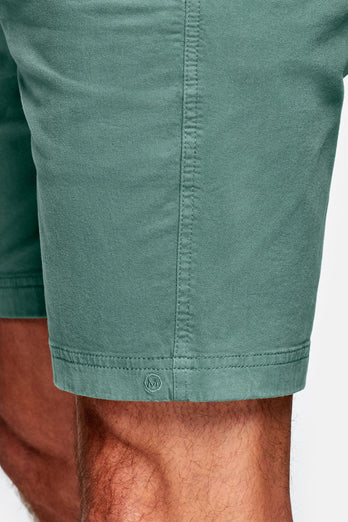 Felsons * The Originals mid green stretch cotton men's shorts with a zip pocket | MR MARVIS