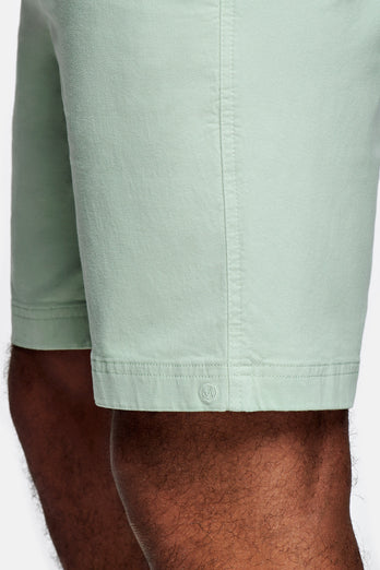 Aviators * The Originals light green stretch cotton men's shorts with a zip pocket | MR MARVIS