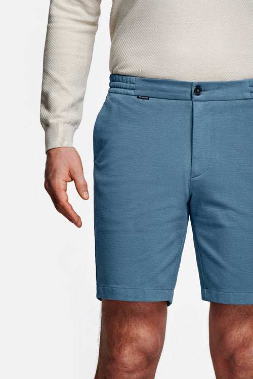 blue soft and stretchy men's shorts | MR MARVIS