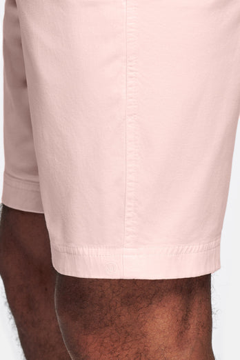 Milkshakes * The Originals light pink stretch cotton men's shorts with a zip pocket | MR MARVIS