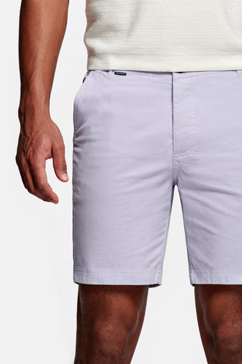 Hustlers * The Originals light purple stretch cotton men's shorts with a zip pocket | MR MARVIS