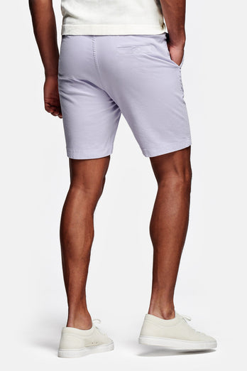Hustlers * The Originals light purple stretch cotton men's shorts with a zip pocket | MR MARVIS