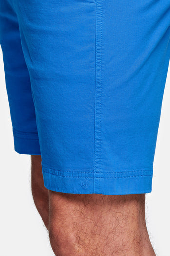 Poolsiders * The Originals royal blue stretch cotton men's shorts with a zip pocket | MR MARVIS