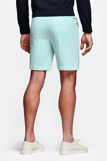 Mints * The Originals mint green stretch cotton men's shorts with a zip pocket | MR MARVIS
