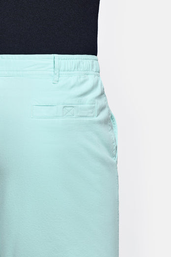 Mints * The Originals mint green stretch cotton men's shorts with a zip pocket | MR MARVIS