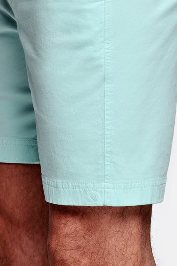 Mints * The Originals mint green stretch cotton men's shorts with a zip pocket | MR MARVIS