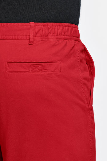 Chillies * The Originals red stretch cotton men's shorts with a zip pocket | MR MARVIS