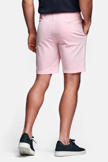 Flamingos * The Originals pink stretch cotton men's shorts with a zip pocket | MR MARVIS
