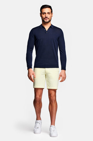 Limoncellos * The Short Easies light yellow soft and stretchy men's shorts | MR MARVIS