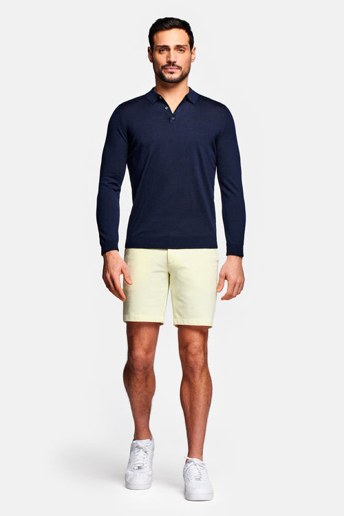 light yellow soft and stretchy men's shorts | MR MARVIS