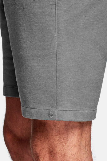 Newmans * The Short Easies mid grey soft and stretchy men's shorts | MR MARVIS