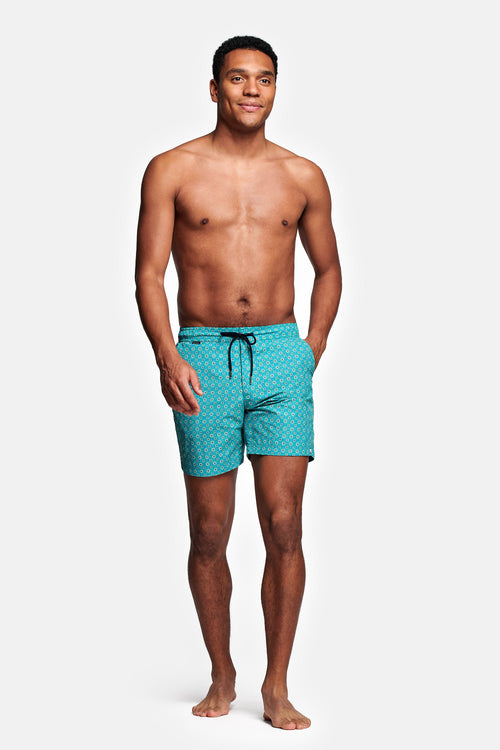 unique print men's swim shorts | MR MARVIS
