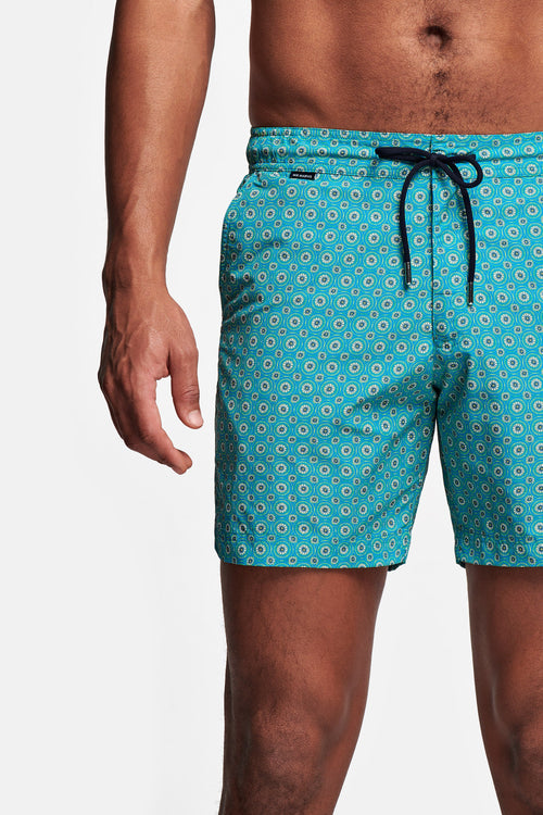 unique print men's swim shorts | MR MARVIS