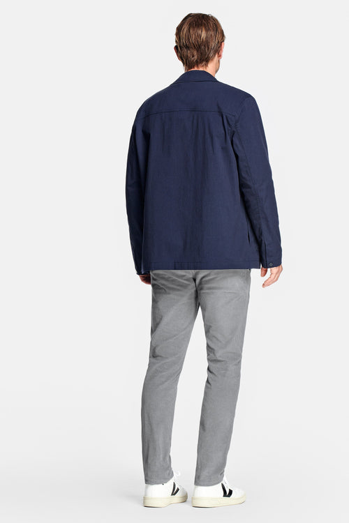 grey ribbed corduroy fabric men's trousers | MR MARVIS