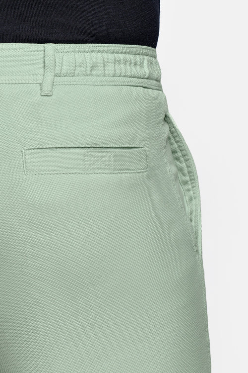 light green organic cotton men's shorts with a zip pocket | MR MARVIS