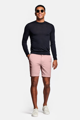 Rivieras * The Piqués old lavender organic cotton men's shorts with a zip pocket | MR MARVIS
