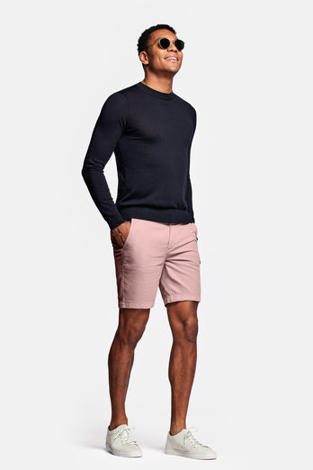 Rivieras * The Piqués old lavender organic cotton men's shorts with a zip pocket | MR MARVIS