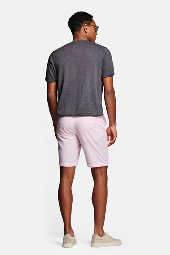 Dinghies * The Short Seersuckers light pink and white striped lightweight men's shorts | MR MARVIS