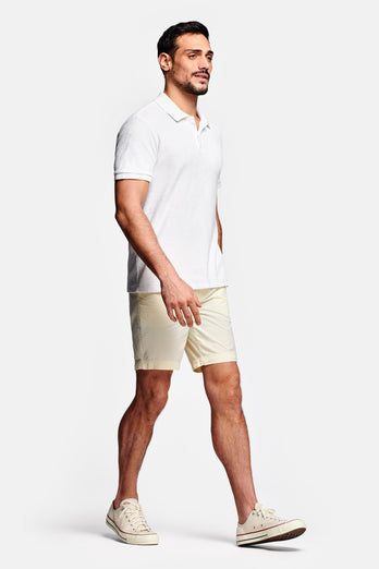 Cruisers * The Short Seersuckers light yellow and white striped lightweight men's shorts | MR MARVIS