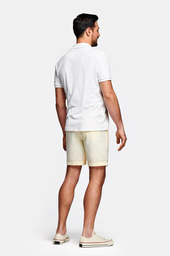 Cruisers * The Short Seersuckers light yellow and white striped lightweight men's shorts | MR MARVIS