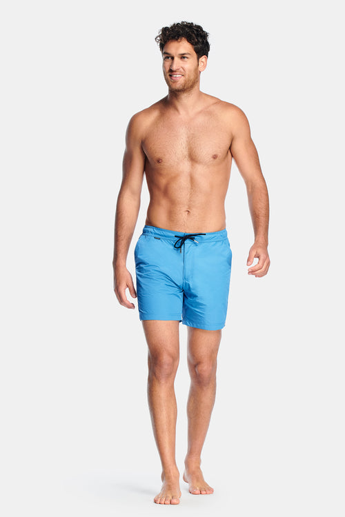 bright blue men's swim shorts | MR MARVIS