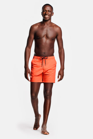 Sunsets * The Swims bright coral men's swim shorts | MR MARVIS