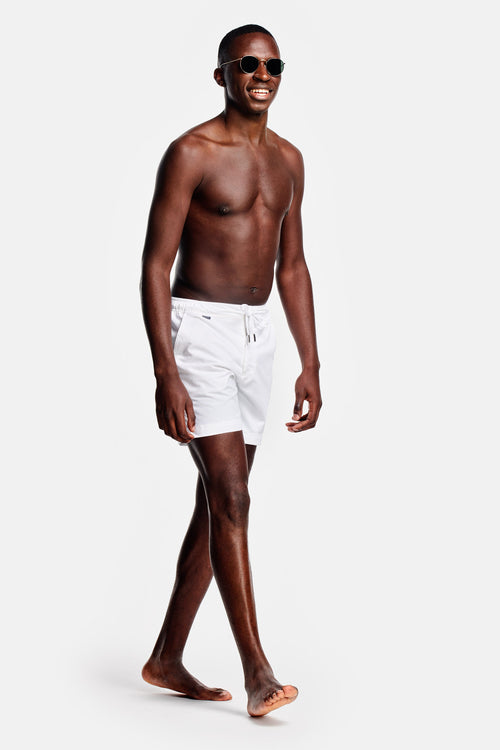 all white men's swim shorts | MR MARVIS
