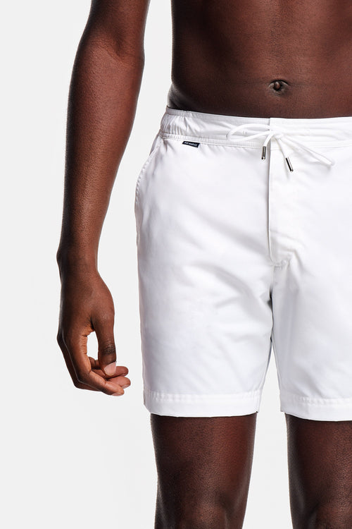 all white men's swim shorts | MR MARVIS