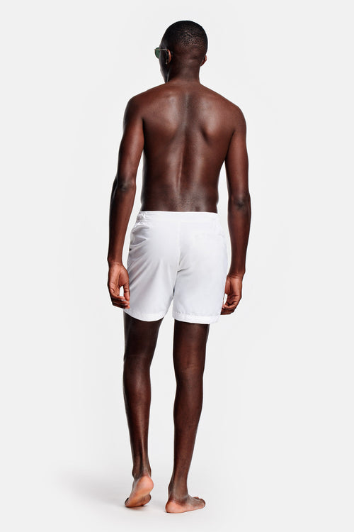all white men's swim shorts | MR MARVIS