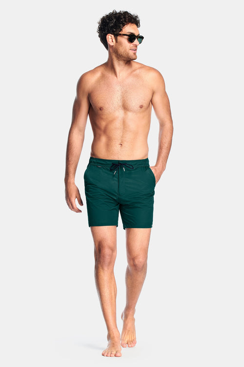 classic green men's swim shorts | MR MARVIS