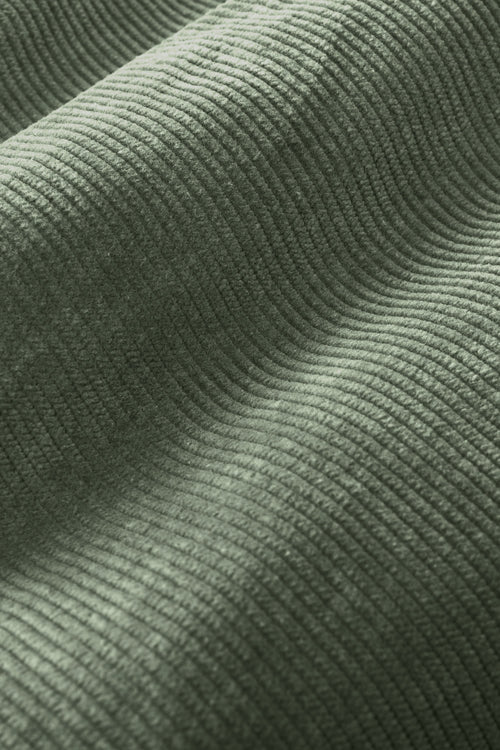 green ribbed corduroy fabric men's trousers | MR MARVIS