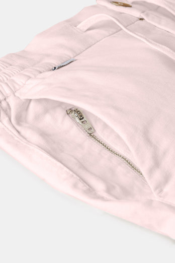 Milkshakes * The Short Linens light pink men's linen shorts with a zip pocket | MR MARVIS