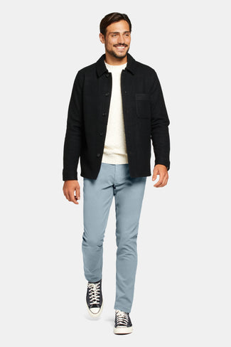 Antarctics * The Coolerdays grey blue heavy stretch cotton men's trousers | MR MARVIS