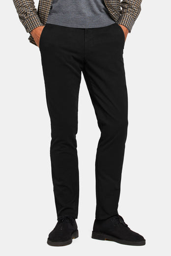 Blackjacks * The Coolerdays black heavy stretch cotton men's trousers | MR MARVIS