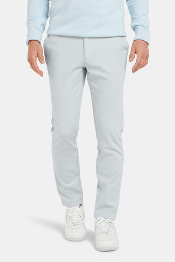 Gullwings * The Easies light grey stretch knitted men's trousers | MR MARVIS