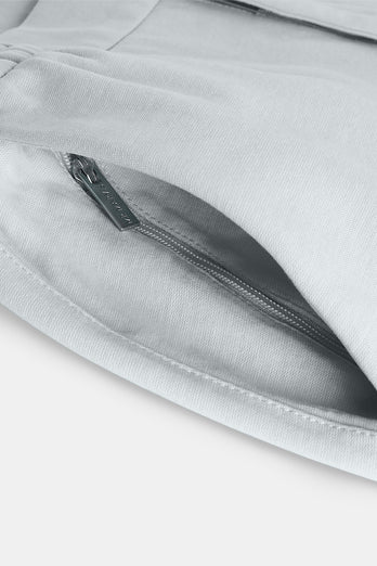 Gullwings * The Easies light grey stretch knitted men's trousers | MR MARVIS