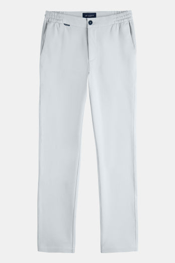 Gullwings * The Easies light grey stretch knitted men's trousers | MR MARVIS