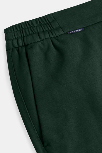 Lakes * The Easies dark green stretch knitted men's trousers | MR MARVIS
