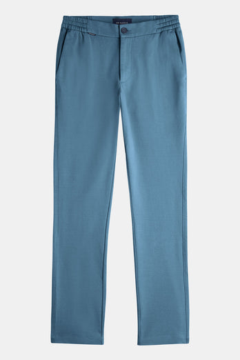 Mavericks * The Easies blue stretch knitted men's trousers | MR MARVIS