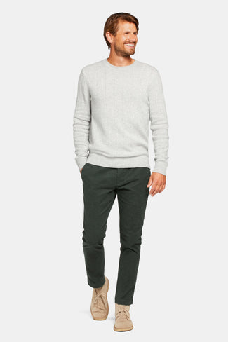 Lakes * The Flannels dark green warm flannel men's trousers | MR MARVIS