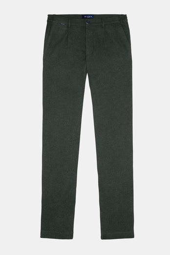 Lakes * The Flannels dark green warm flannel men's trousers | MR MARVIS