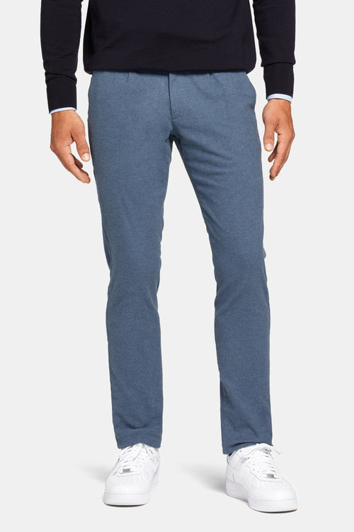 blue warm flannel men's trousers | MR MARVIS